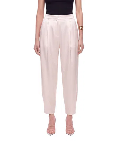 Nocturne High Waist Balloon Leg Trousers In Neutral