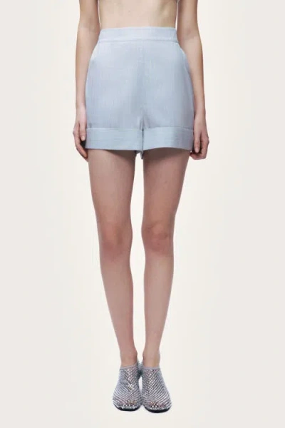 Nocturne High Waist Mini Shorts In Blue