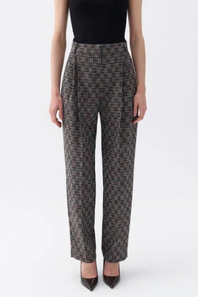 Nocturne High Waist Mom Fit Pants In Multicolored