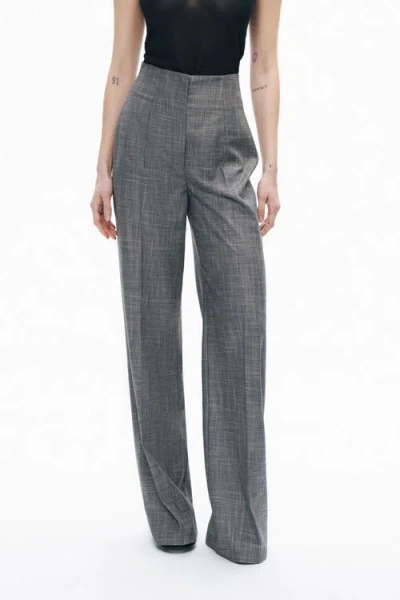 Nocturne High Waist Pants In Gray