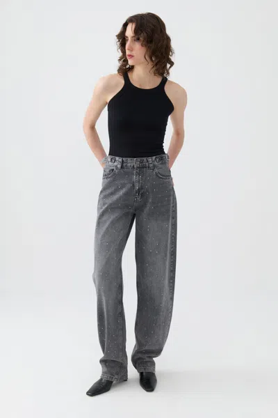 Nocturne High Waisted Balloon Jeans In Multi