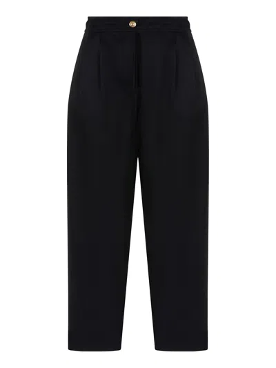 Nocturne High-waisted Carrot Pants In Blue