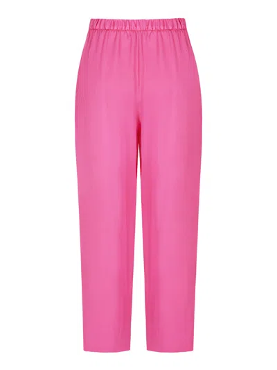 Nocturne High-waisted Carrot Pants In Pink