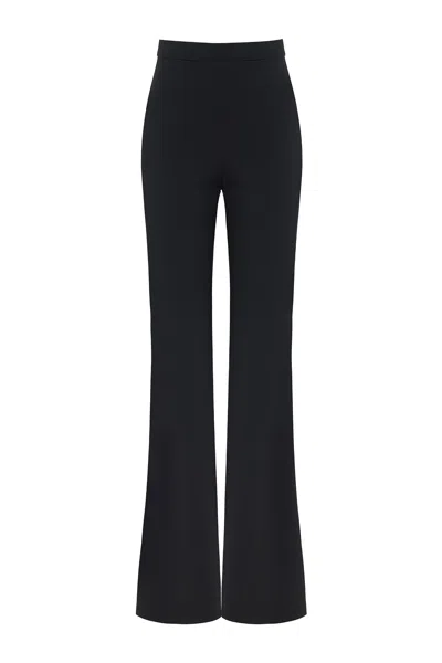 Nocturne High-waisted Flare Pants In Black