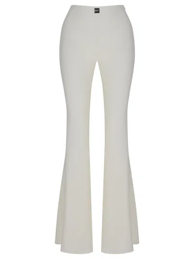 Nocturne High-waisted Flare Pants In White