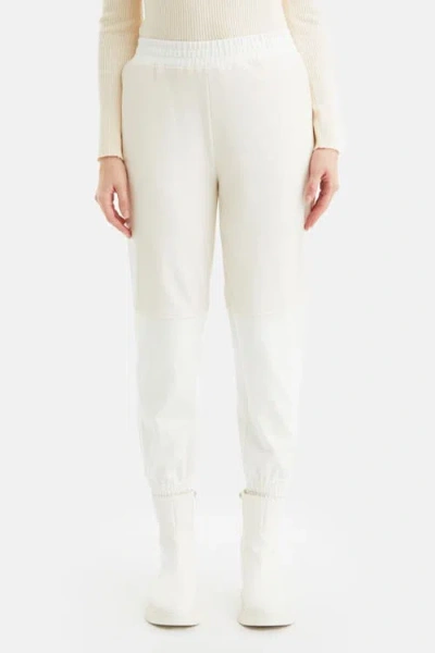 Nocturne High-waisted Jogging Pants In White