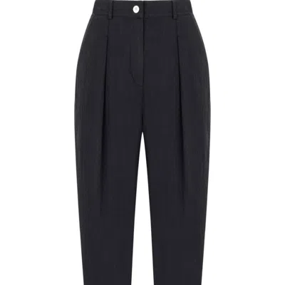 Nocturne High Waisted Pants In Black