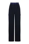 Nocturne High-waisted Pants In Blue