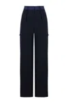 Nocturne High-waisted Pants In Black