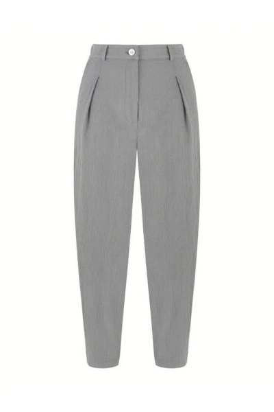 Nocturne High Waisted Pants In Grey