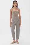 Nocturne High Waisted Pants In Grey