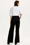 NOCTURNE HIGH WAISTED PINTUCK STITCHED PANTS
