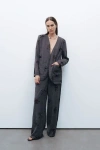 Shop Nocturne Jacquard Jacket In Anthracite
