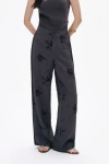 Nocturne Jacquard Pants In Anthracite