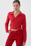 Nocturne Knit Polo Top