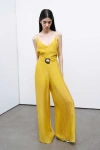 Nocturne Metal Accessory Overalls In Yellow