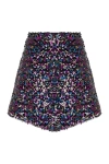 Nocturne Multicolor Sequined Skirt In Multi-colored