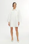 Nocturne Oversized Denim Dress In White