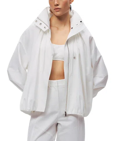 NOCTURNE OVERSIZED ZIP-FRONT JACKET