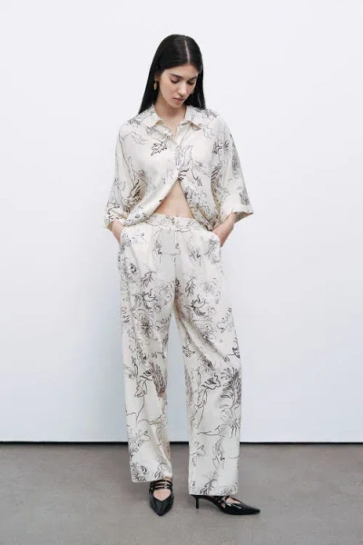 Nocturne Patterned Jacquard Pants In Multi-colored
