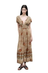 Nocturne Patterned Maxi Dress In Multi