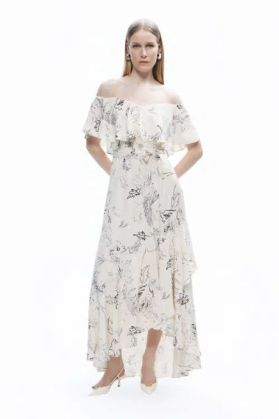 Nocturne Patterned Midi Dress