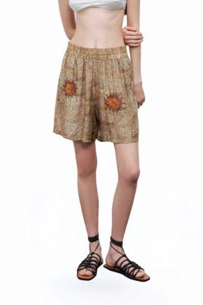 Nocturne Patterned Mini Shorts