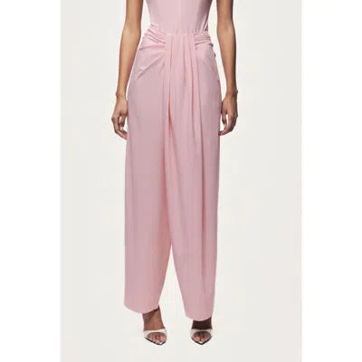Nocturne Pleated Trousers In Pink