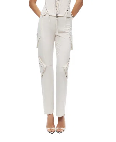 Nocturne Pocket Detail Trousers In White