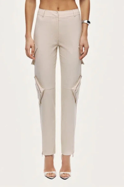 Nocturne Pocket Detail Trousers In Neutral