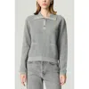 Nocturne Polo Knit Sweater In Gray