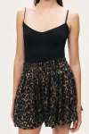Nocturne Printed Mini Shorts In Multi