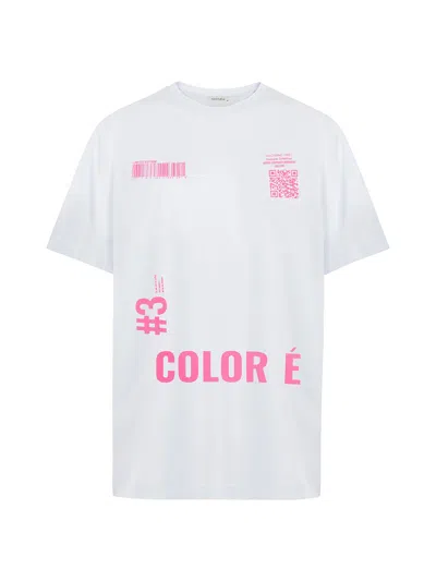 Nocturne Printed Oversized T-shirt In Pink