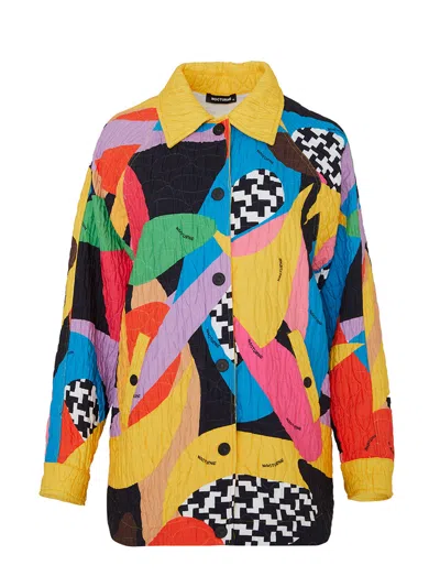 Nocturne Printed Quilt Jacket In Multi