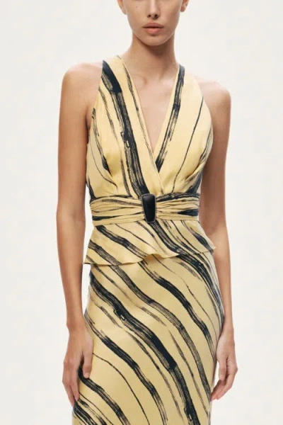 Nocturne Printed Sleeveless Blouse In Multi