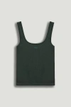 Nocturne Printed Sleeveless Crop Top In Brown