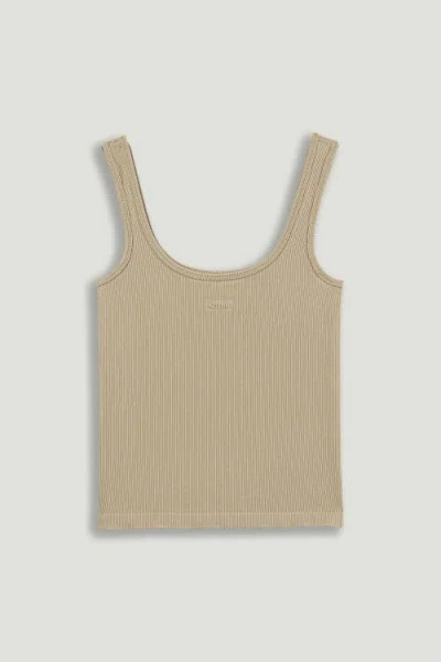 Nocturne Printed Sleeveless Crop Top In Neutral