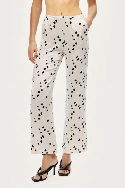 NOCTURNE NOCTURNE PRINTED WIDE-LEG PANTS