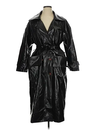 Nocturne Raincoat In Black