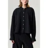 Nocturne Ribbed Detailed Jacket In Black