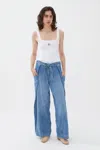 Nocturne Ribbed Wide Strap Top In White