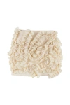 Nocturne Ruffle Designed Skirt In Ecru