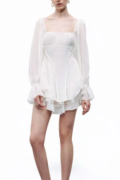 Nocturne Ruffle Mini Dress