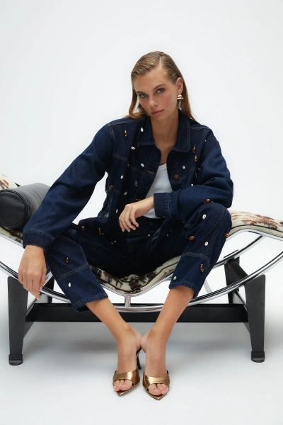 NOCTURNE SEASHELL DESIGNED JEAN JACKET