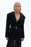Nocturne Self-belted Double Breasted Jacket