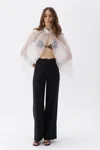 Nocturne Sheer Bolero Jacket In White