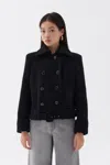 Nocturne Shoulder Pad Short Coat