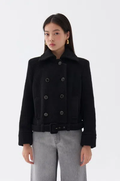 Nocturne Shoulder Pad Short Coat