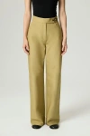 Nocturne Side-buckle High-waist Wide Trousers In Multi