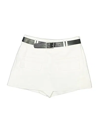 Nocturne Skort In White